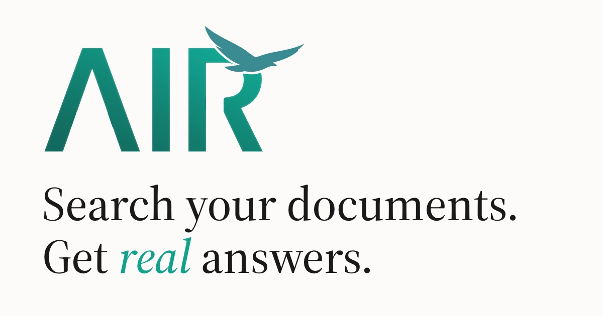 Preview of AIR